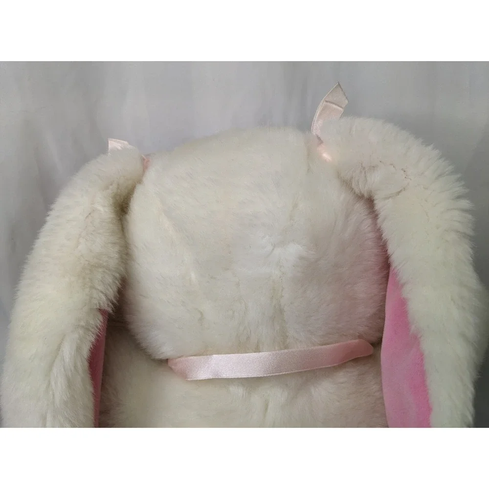White Easter Rabbit‎ Plush Baby Pink Bunny 15 Inch Stuffed Animal Toy